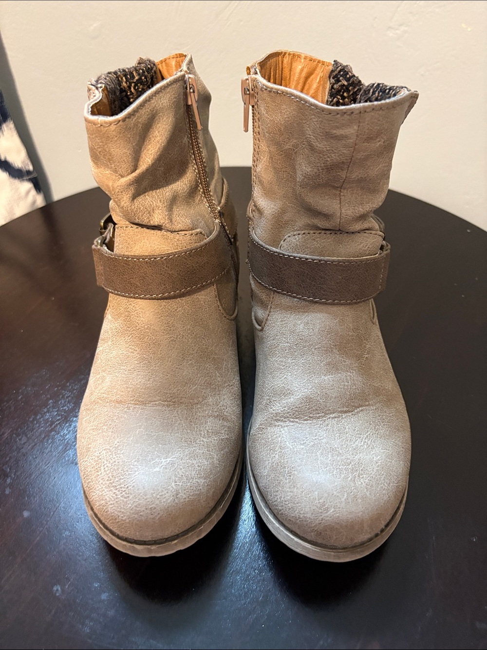 Pop Geller Sand Women's Ankle Booties - Casual Comfort - Size 8